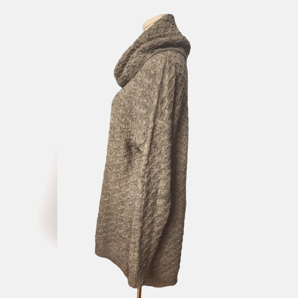 H&M Grey Oversized Cowl Neck Sweater - Picture 2 of 12